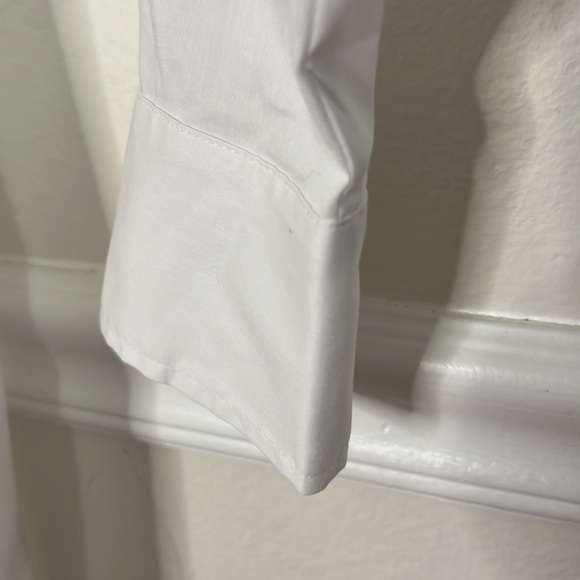 New York & Co. Fitted shirt dress size M. White - Picture 6 of 6